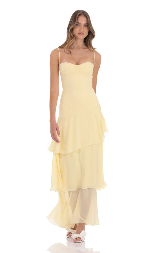 Elyra - Dress golden softness
