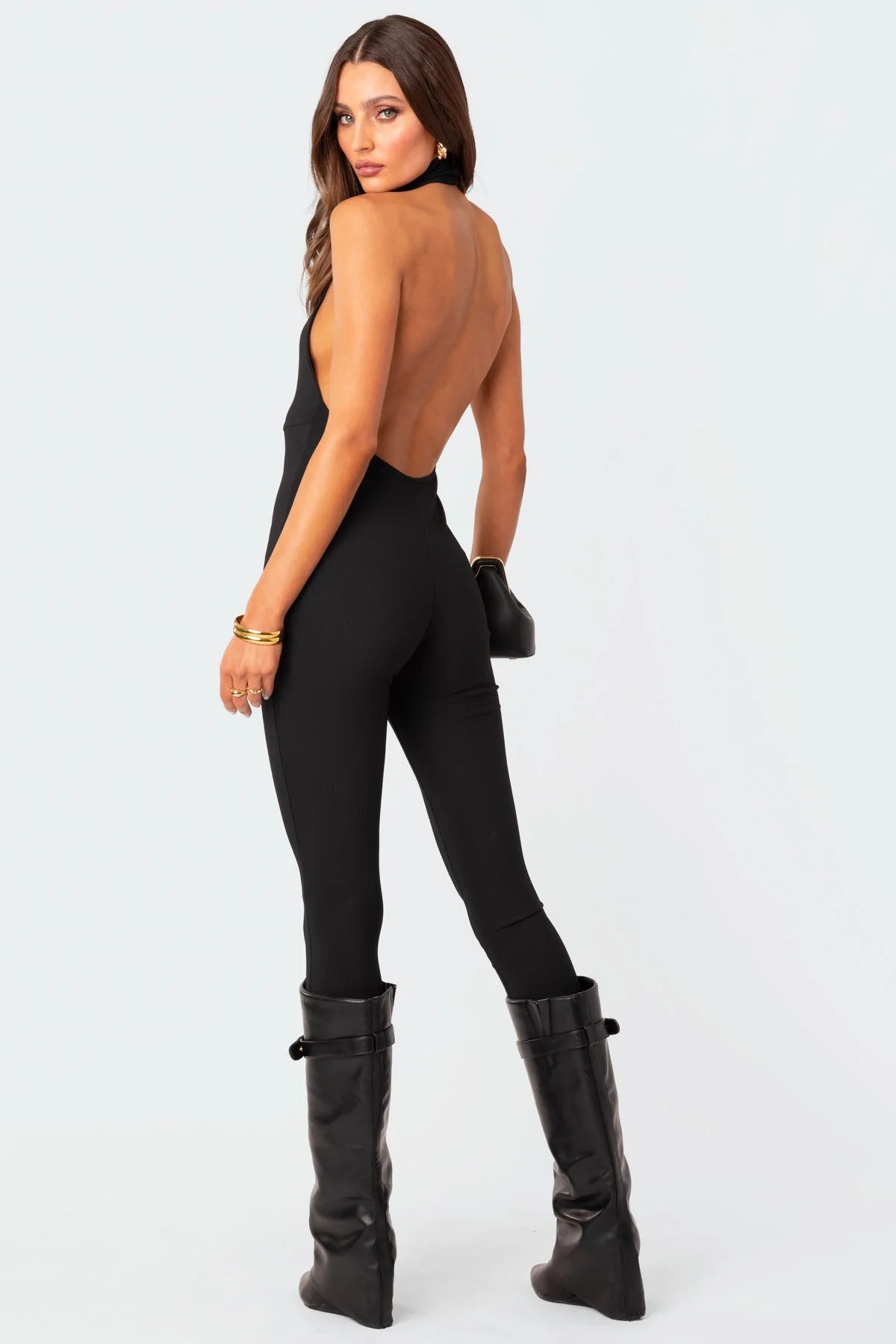 Nala - Jumpsuit sculpted halter