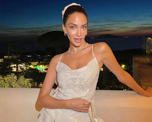 Minara - Dress ivory glow